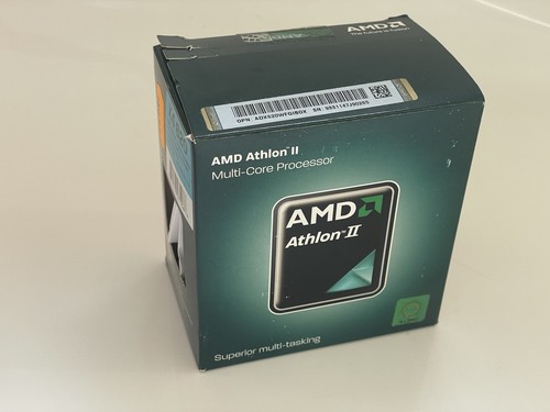 Leere originalverpackung amd - leere,